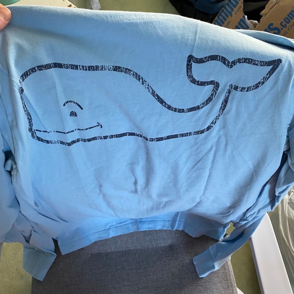 Vineyard Vines Blue Long Sleeve Shirt - Picture 2 of 3